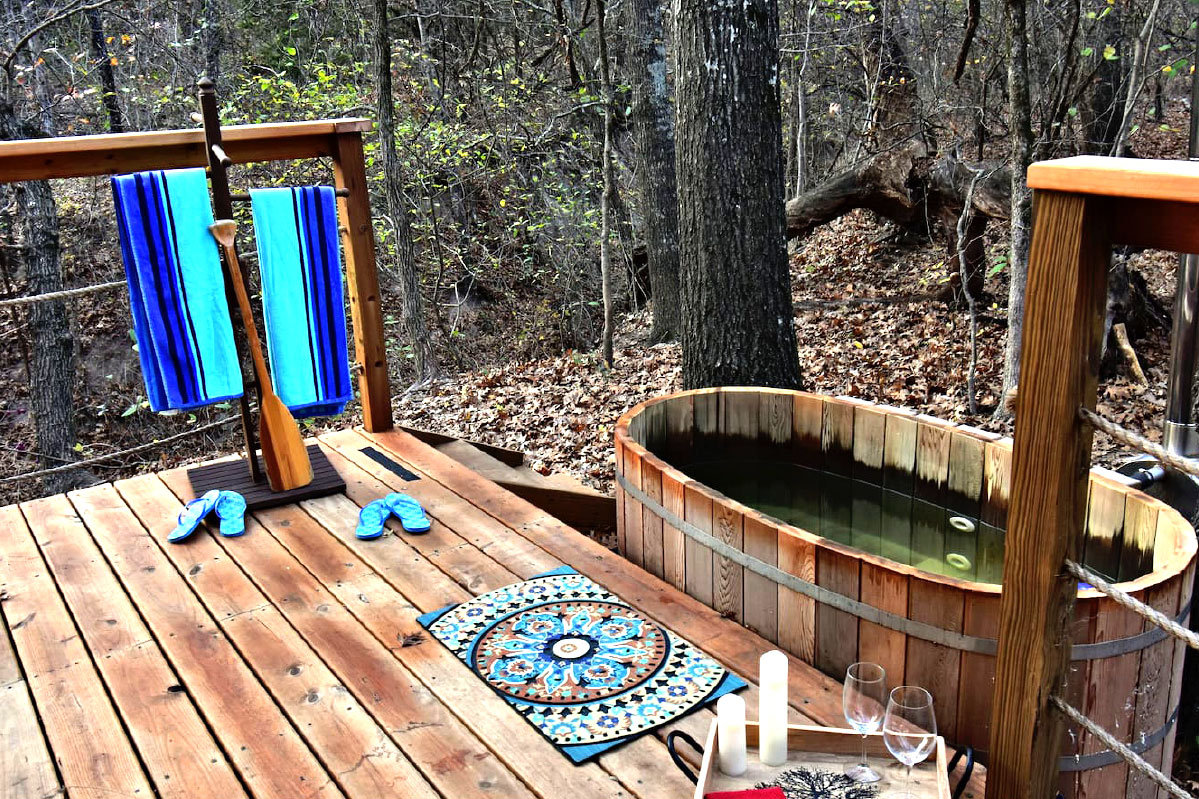 glamping cabins for rent near me