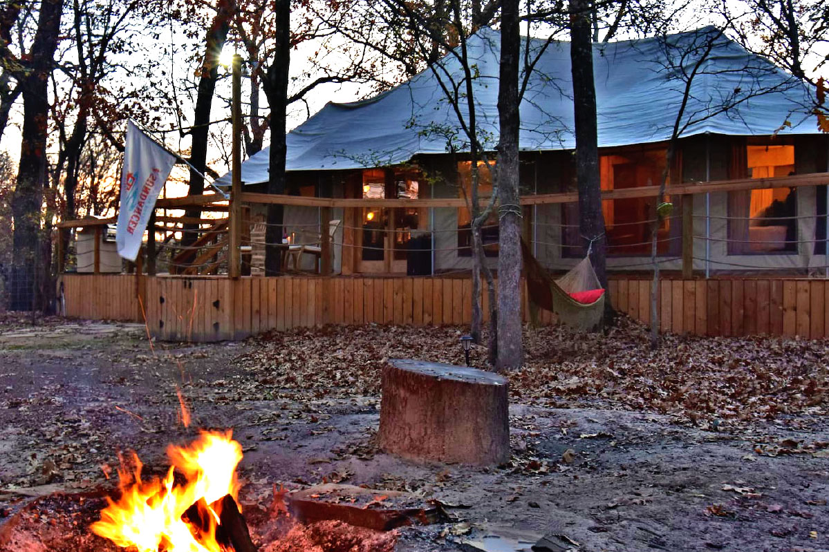 glamping cabins for rent near me