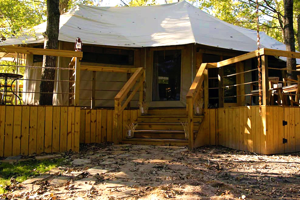 glamping cabins for rent near me